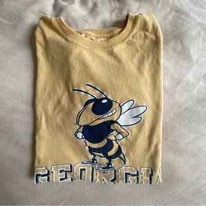 Georgia Tech Preloved Yellow T-Shirt Small 💛